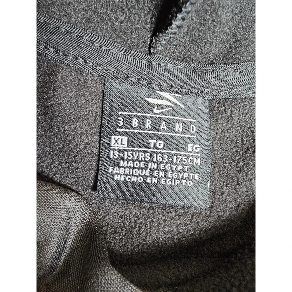 Nike 3 Brand Boys XL Black‎ Dri-FIT All In Graphic Hoodie Sweatshirt 0402-023